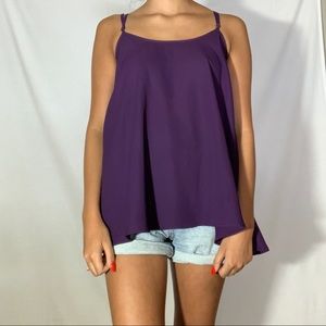Showmeyourmumu Purple Spaghetti Strap Top Size: XS